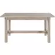 Gabby Light Brown 60" Extendable Rectangular Dining Table