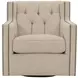 Candace Cream Swivel Chair