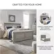 Lettner Light Gray Queen Panel Bed