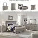 Lettner Light Gray Queen Panel Bed