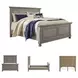 Lettner Light Gray Queen Panel Bed