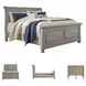 Lettner Light Gray Queen Sleigh Bed