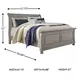 Lettner Light Gray Queen Sleigh Bed