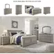 Lettner Light Gray King Sleigh Bed