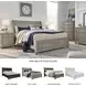 Lettner Light Gray King Sleigh Storage Bed