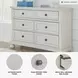 Robbinsdale Antique White Six Drawer Dresser