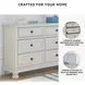 Robbinsdale Antique White Six Drawer Dresser