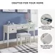 Robbinsdale Antique White Vanity With Stool