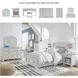 Robbinsdale Antique White Vanity With Stool