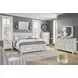 Robbinsdale Antique White 7 Drawer Dresser and Arched Mirror