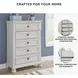 Robbinsdale Antique White Youth 5 Drawer Chest