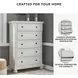 Robbinsdale Antique White 5 Drawer Chest