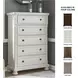 Robbinsdale Antique White 5 Drawer Chest