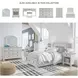 Robbinsdale Antique White Twin Sleigh Storage Bed