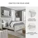Robbinsdale Antique White Queen Sleigh Storage Bed