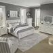 Robbinsdale Antique White Queen Sleigh Storage Bed