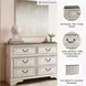Realyn Chipped White Youth Dresser