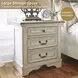 Realyn Chipped White 3 Drawer Nightstand
