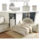 Realyn Chipped White Queen Upholstered Panel Bed