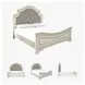 Realyn Chipped White California King Upholstered Panel Bed
