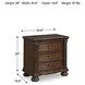 Lavinton Brown Nightstand