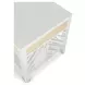 Miramar Sand and Stark White Rectangular End Table