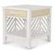 Miramar Sand and Stark White Rectangular Occasional Table Set with Casters