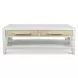 Miramar Sand and Stark White Rectangular Occasional Table Set with Casters