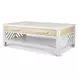 Miramar Sand and Stark White Rectangular Occasional Table Set with Casters