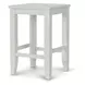 Miramar Stark White Backless Counter Height Stool