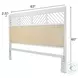 Oceanview Sand and Stark White Queen Headboard
