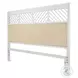 Oceanview Sand and Stark White King Headboard