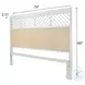 Oceanview Sand and Stark White King Headboard