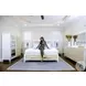 Oceanview Sand and Stark White King Bed with Storage