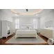 Oceanview Sand and Stark White King Bed with Storage
