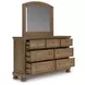 Vandenmore Medium Brown Sleigh Storage Bedroom Set