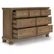 Vandenmore Medium Brown Sleigh Storage Bedroom Set