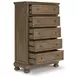 Vandenmore Medium Brown Sleigh Storage Bedroom Set
