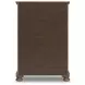 Vandenmore Medium Brown 5 Drawer Chest