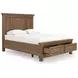 Vandenmore Medium Brown Queen Storage Panel Bed