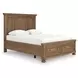 Vandenmore Medium Brown Queen Storage Panel Bed