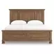 Vandenmore Medium Brown California King Storage Panel Bed