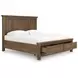Vandenmore Medium Brown King Panel Storage Bed