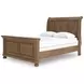 Vandenmore Medium Brown Queen Sleigh Panel Bed