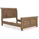 Vandenmore Medium Brown Queen Sleigh Panel Bed