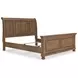 Vandenmore Medium Brown California King Sleigh Panel Bed