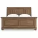 Vandenmore Medium Brown King Sleigh Panel Bed