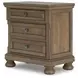Vandenmore Medium Brown Sleigh Storage Bedroom Set
