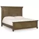 Waynely Medium Brown Queen Panel Bed