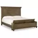 Waynely Medium Brown California King Storage Panel Bed